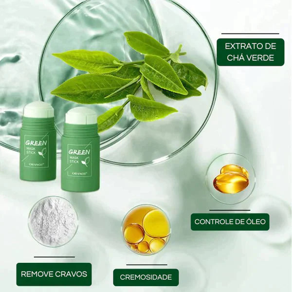 Green Mask™ Original - Rosto Perfeito,Limpeza Profunda e definitiva (PAGUE 1 LEVE 3)